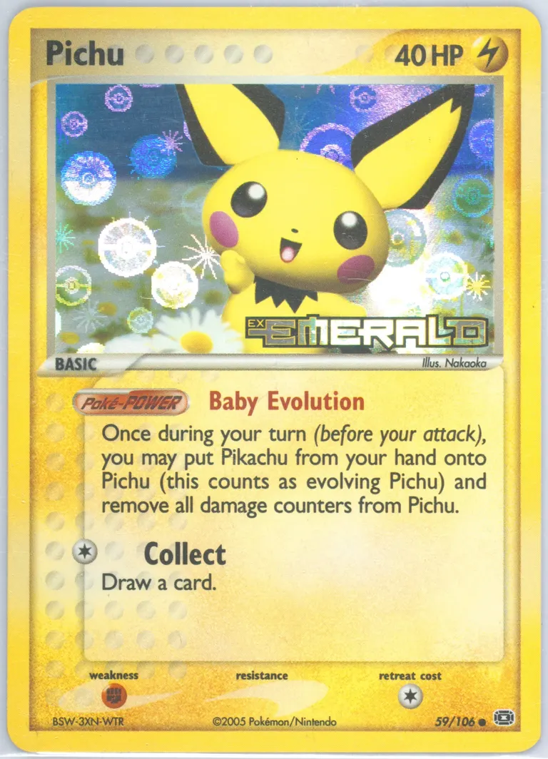 Pichu card photo