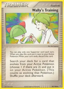 Wally's Training card photo