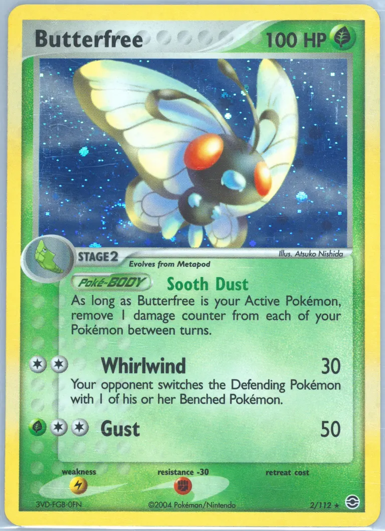 Butterfree card photo