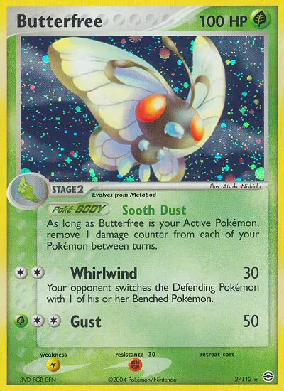 Butterfree card photo