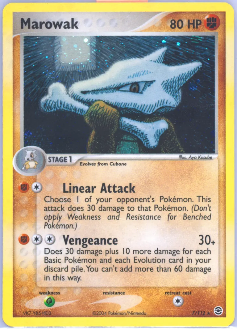 Marowak card photo