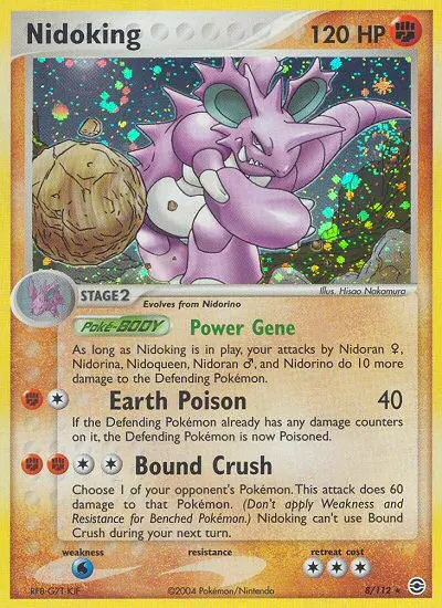 Nidoking card photo