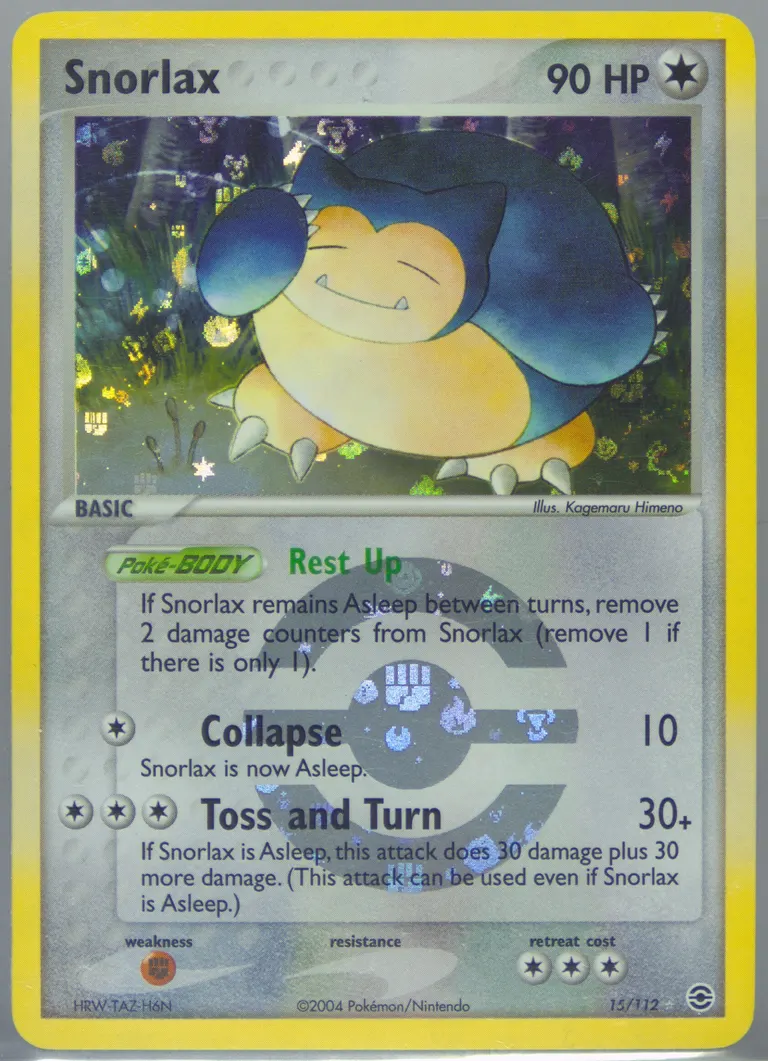 Snorlax card photo