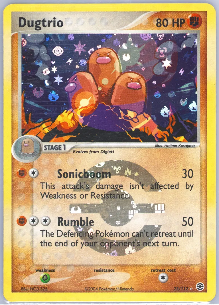 Dugtrio card photo