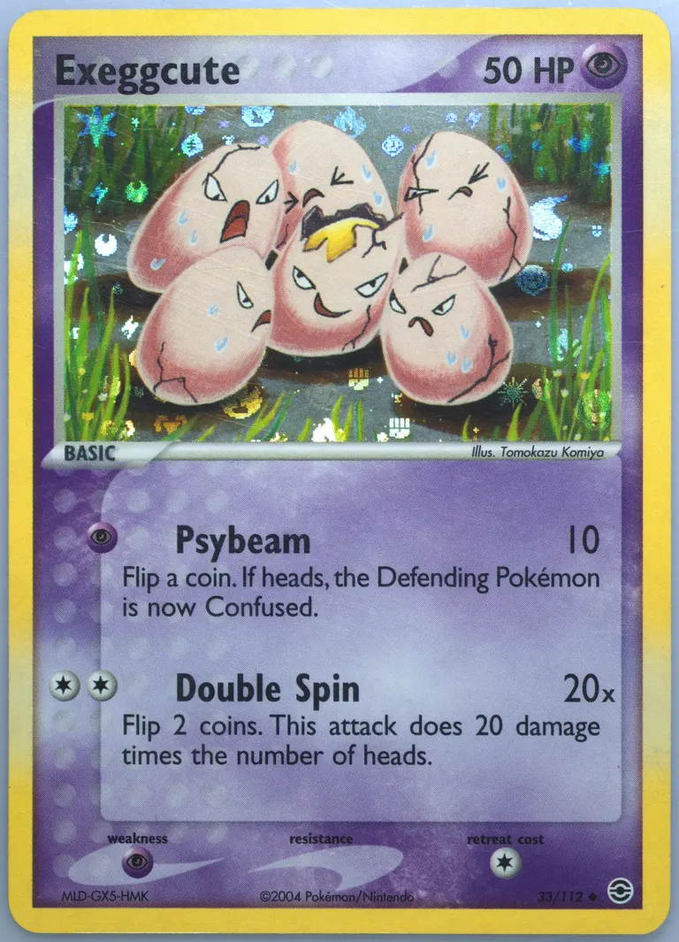Exeggcute card photo