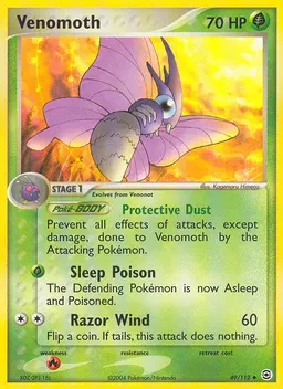 Venomoth card photo