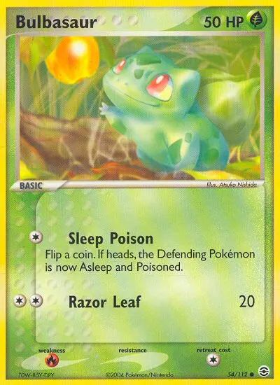 Bulbasaur card photo