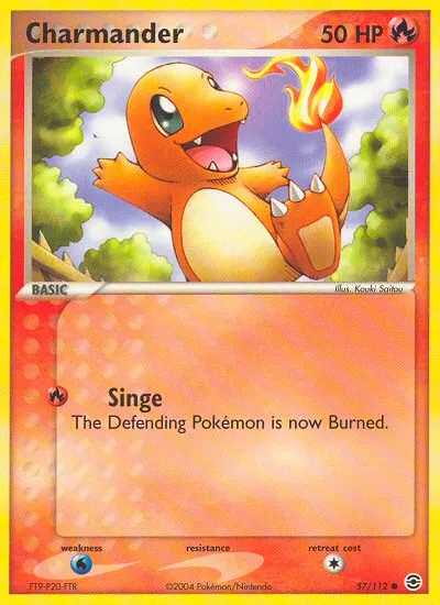 Charmander card photo