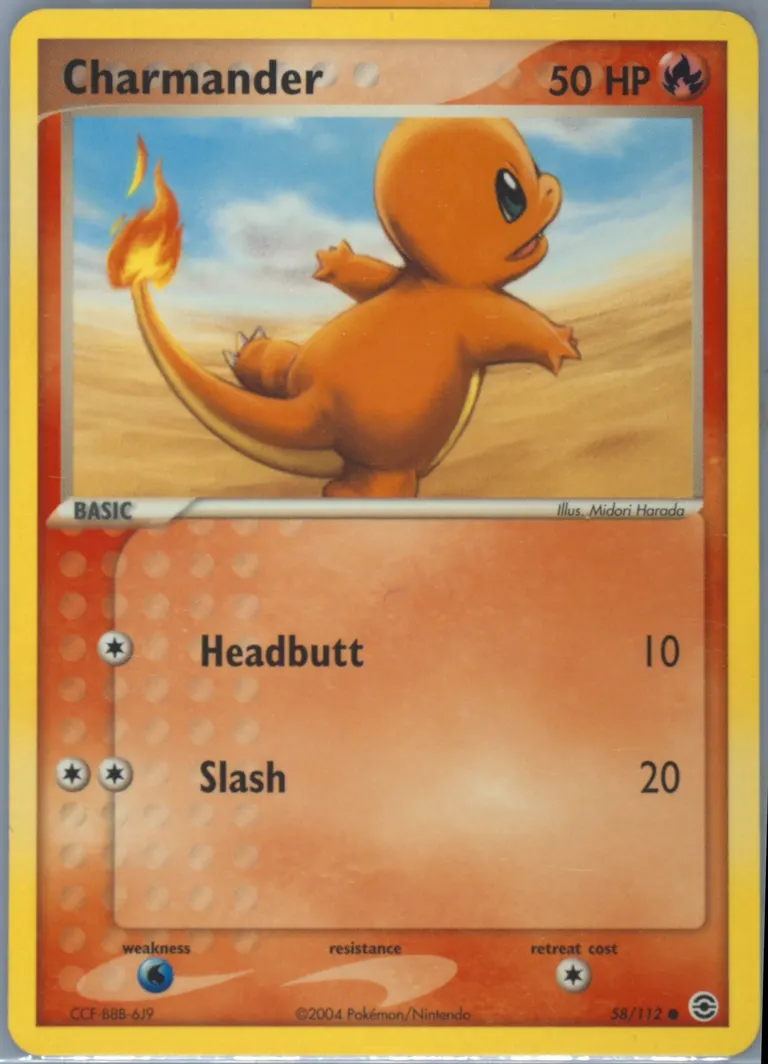Charmander card photo