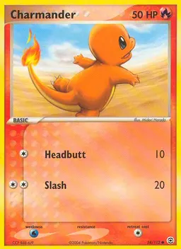 Charmander card photo