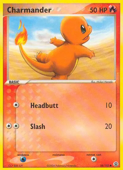 Charmander card photo