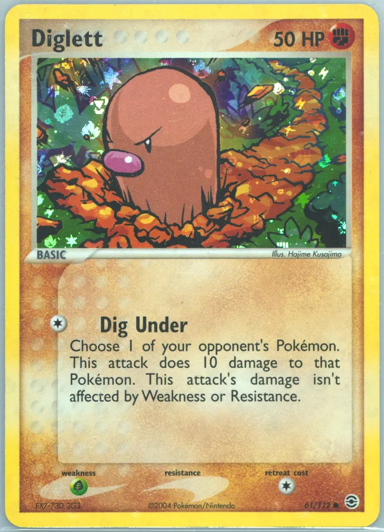 Diglett card photo
