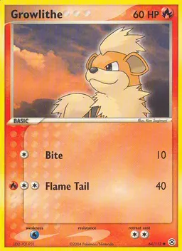Growlithe card photo