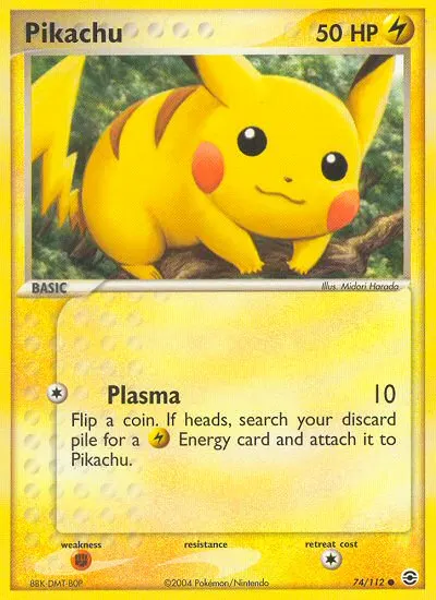 Pikachu card photo