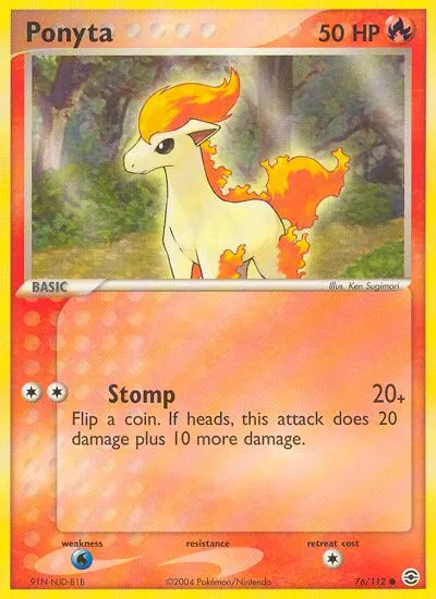Ponyta card photo
