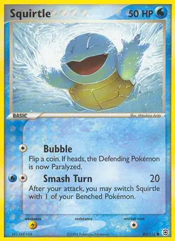 Squirtle card photo