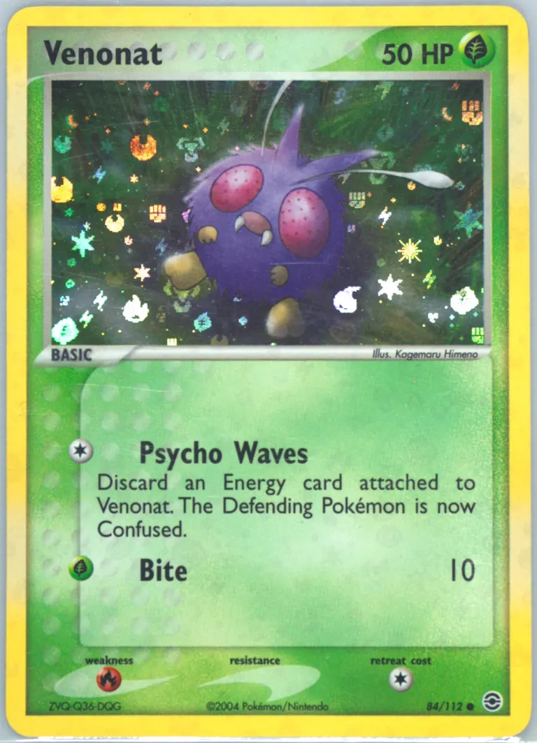 Venonat card photo