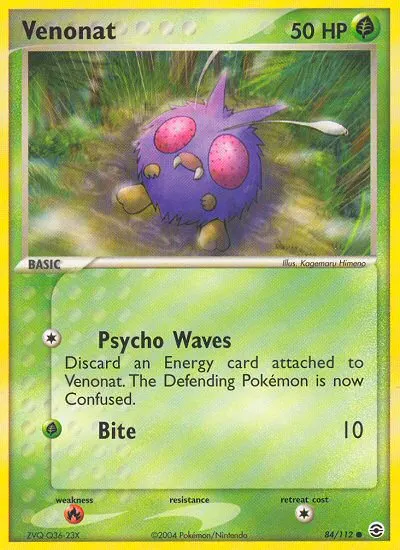 Venonat card photo