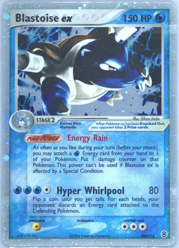 Blastoise ex card scan