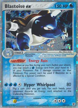 Blastoise ex #104