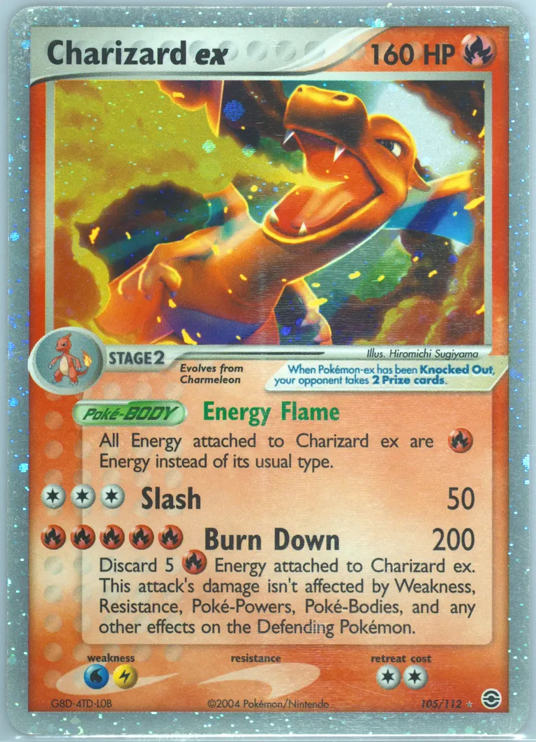 Charizard ex card photo