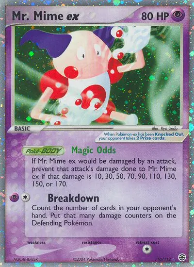 Mr. Mime ex card photo