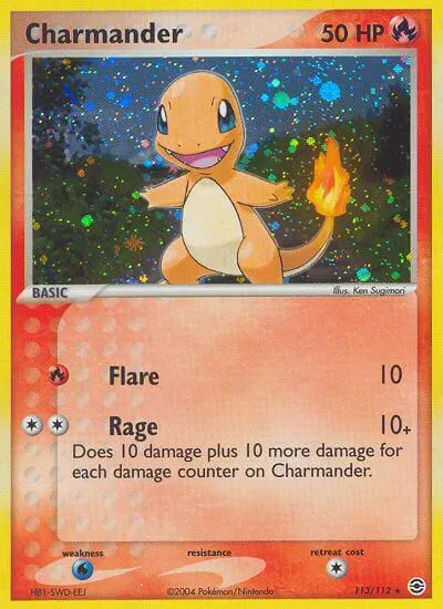 Charmander card photo