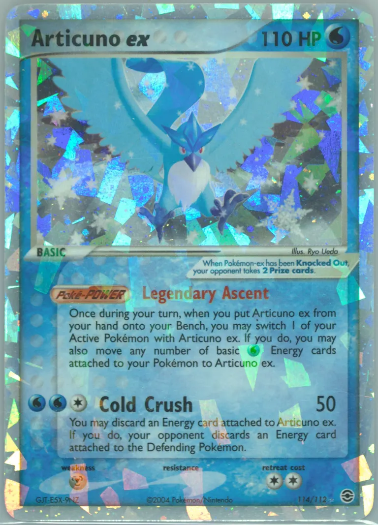Articuno ex card photo