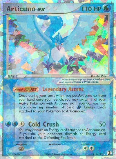 Articuno ex card photo