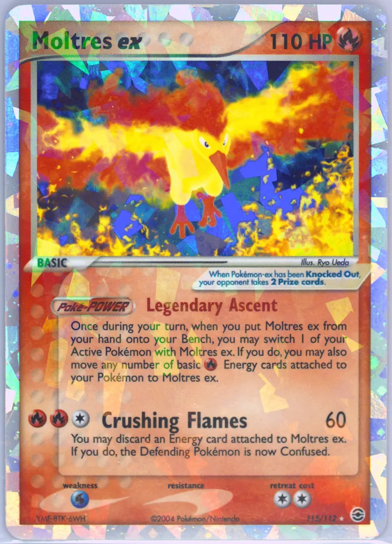 Moltres ex card photo