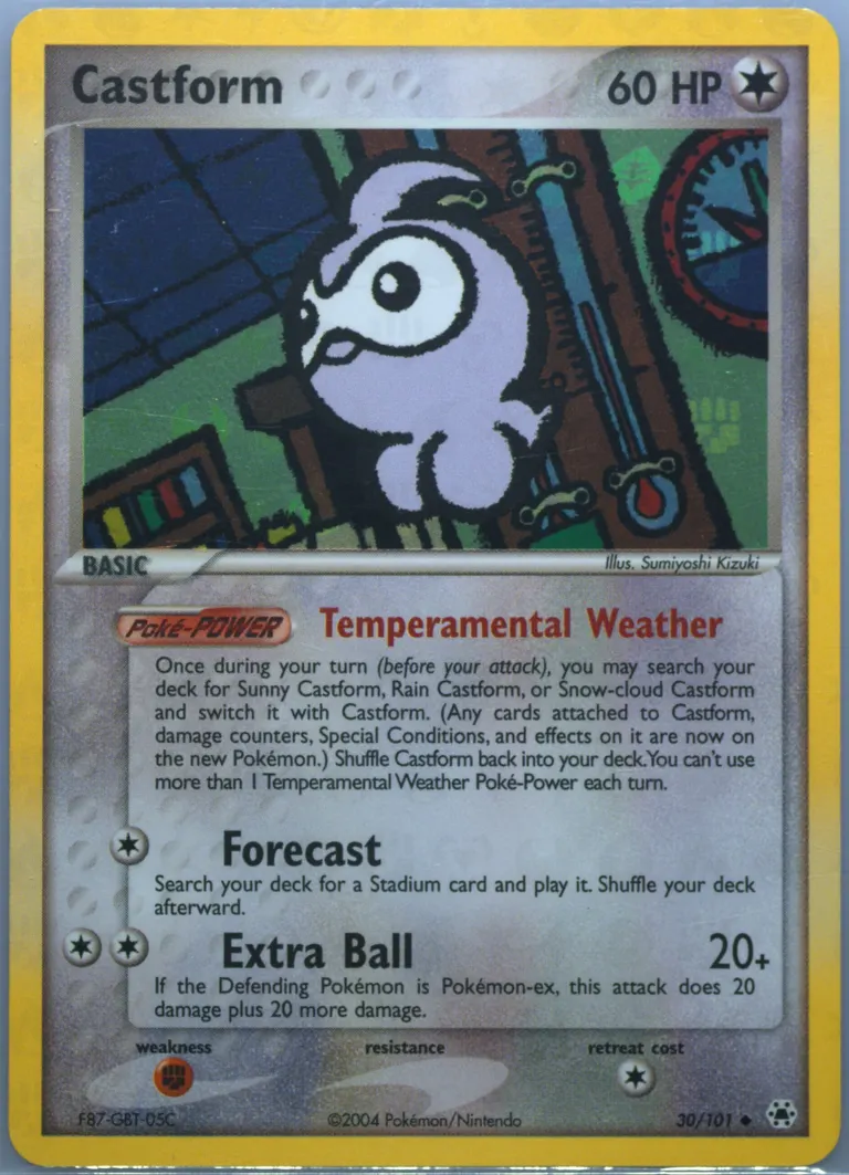 Castform card photo