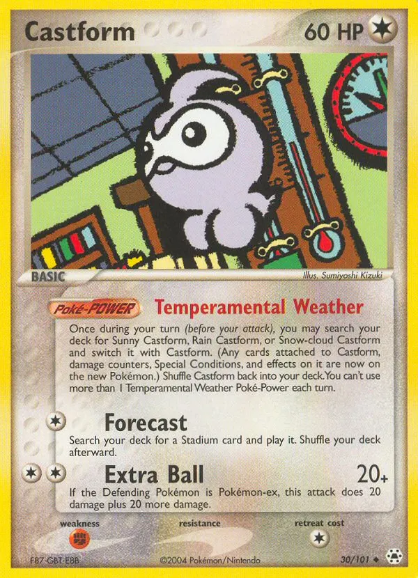 Castform card photo