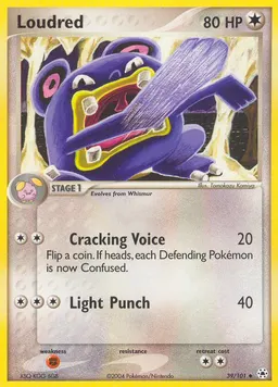 Loudred card photo