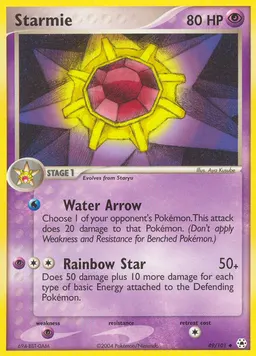 Starmie card photo