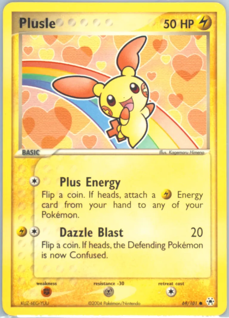 Plusle card photo