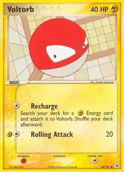 Voltorb card photo