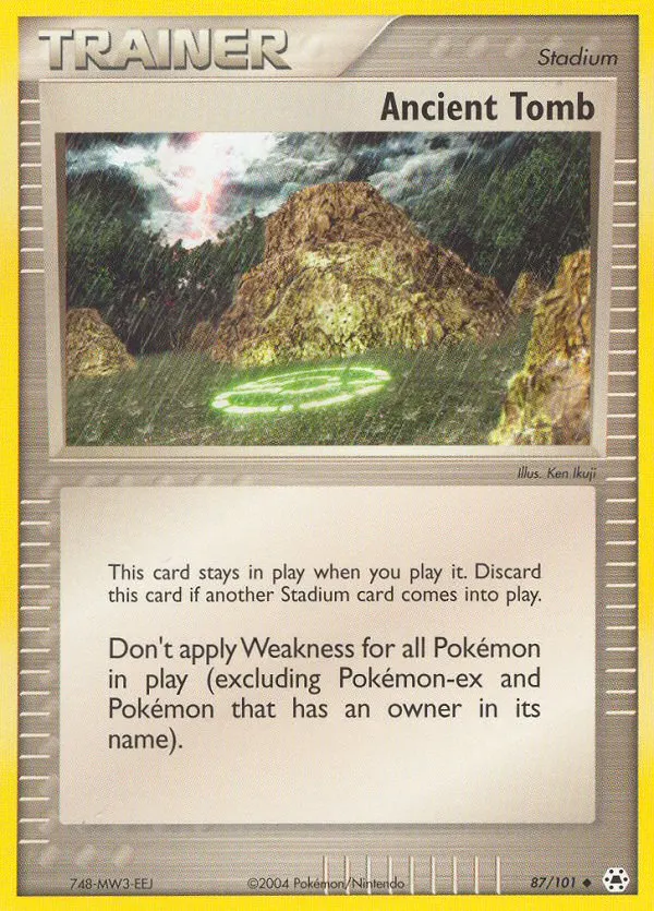 Ancient Tomb card photo