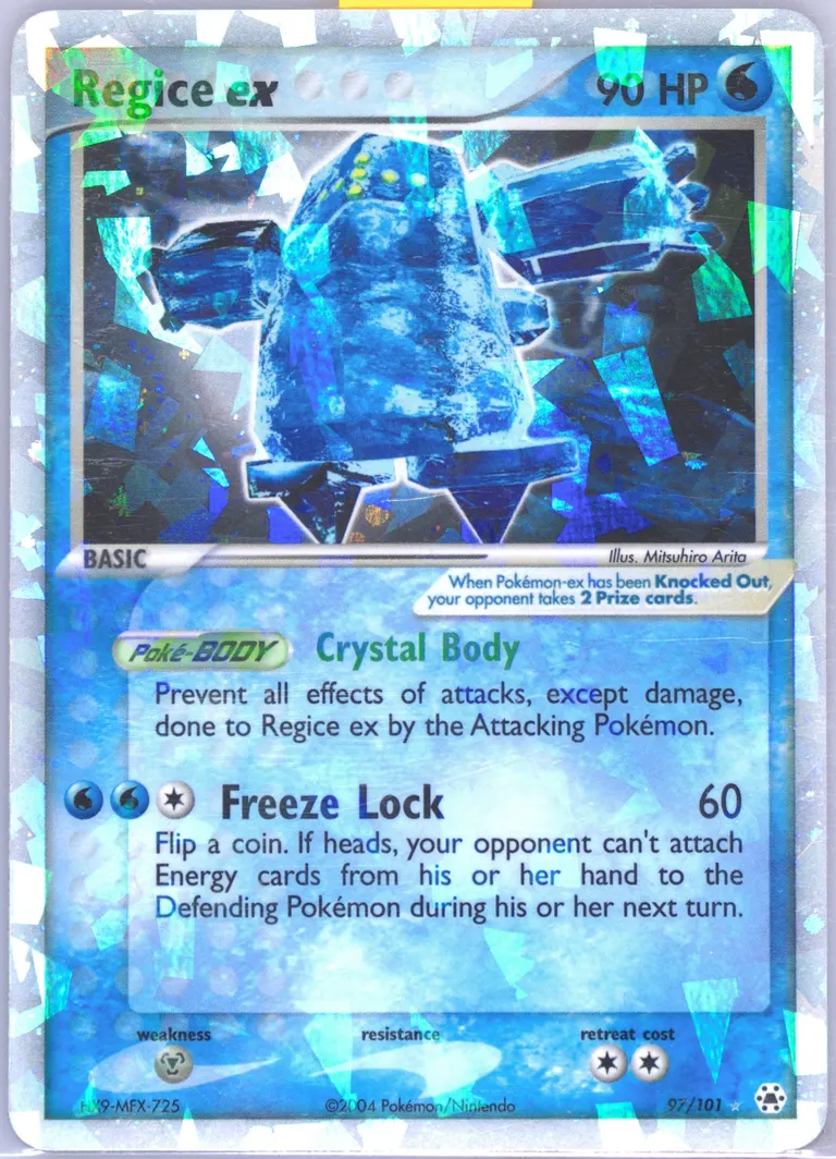 Regice ex card photo