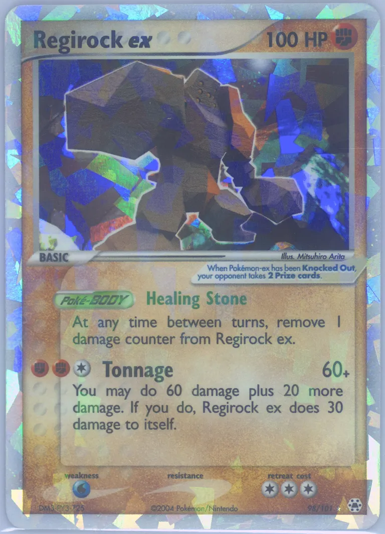 Regirock ex card photo