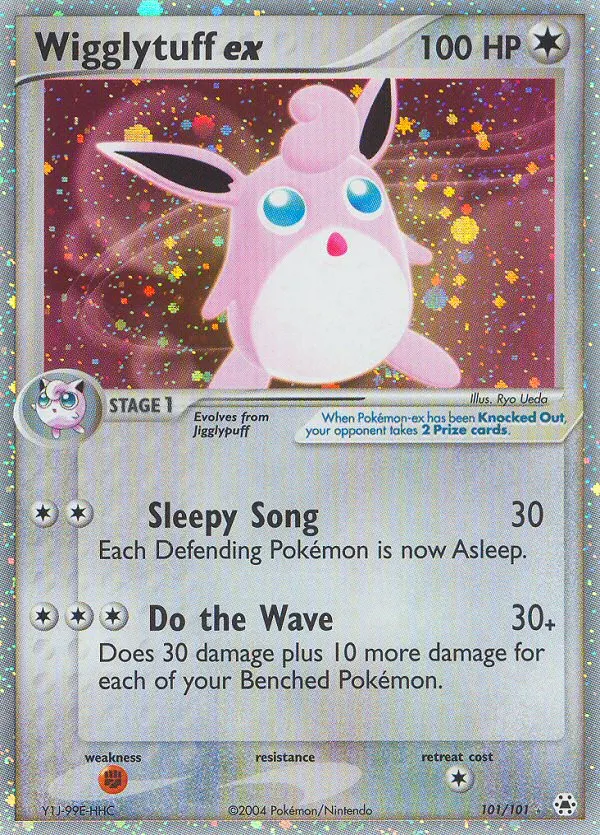 Wigglytuff ex card photo