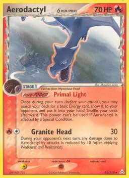 Aerodactyl δ card photo