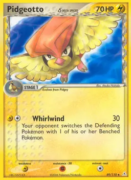 Pidgeotto δ #49