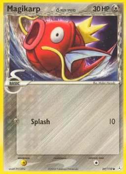 Magikarp δ card photo