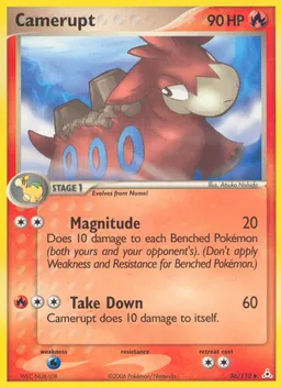 Camerupt card photo