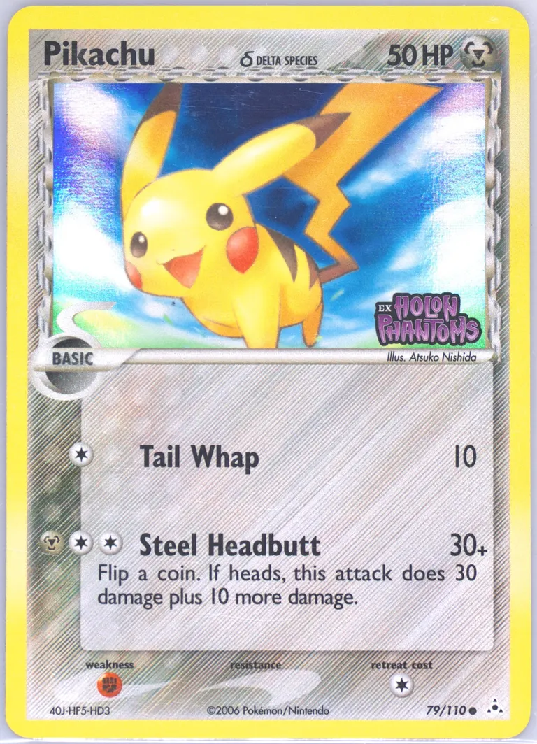 Pikachu δ card photo