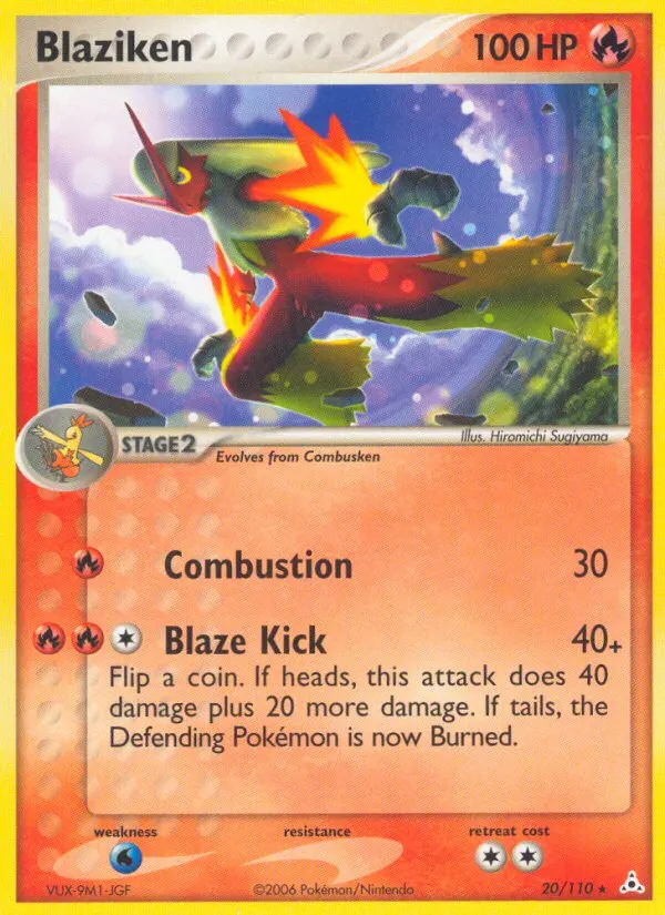 Blaziken card photo