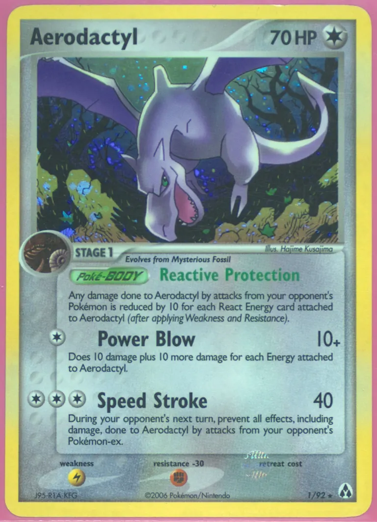 Aerodactyl card photo