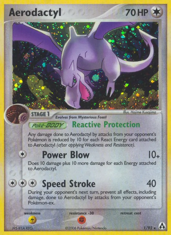 Aerodactyl card photo