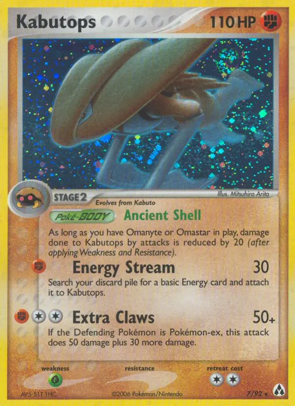 Kabutops card photo