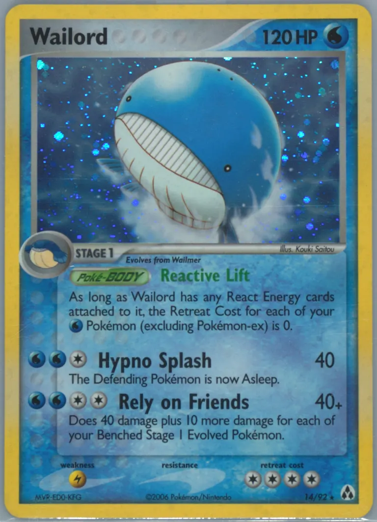 Wailord card photo